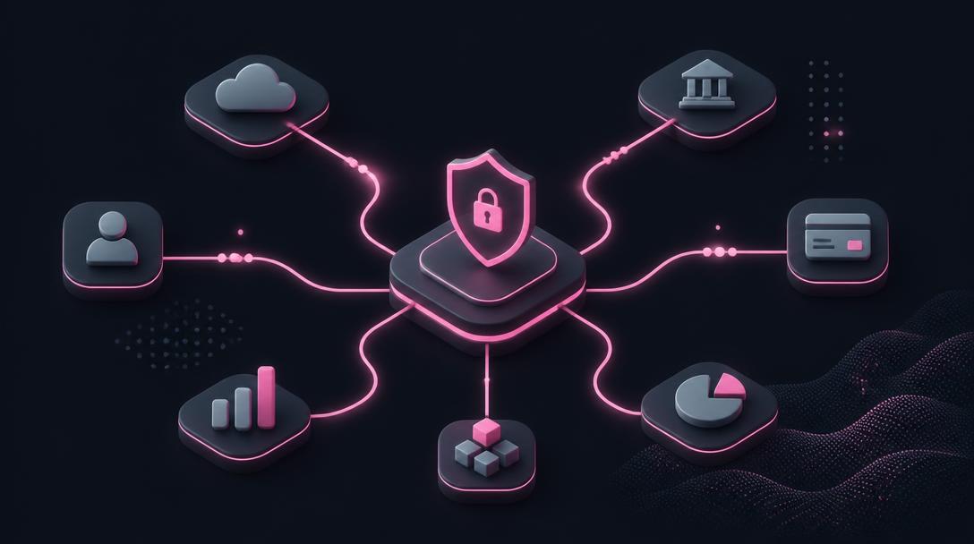 Abstract network illustration for Agility Connect