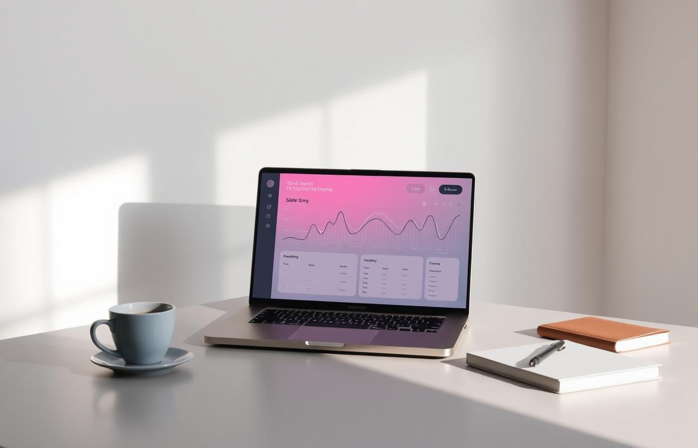 A calm Forta workspace with a laptop running the Agility platform